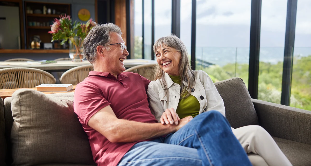 UI card displaying energy consumption data on a light fabric background